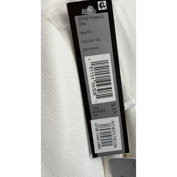 NWT New Tahari Arthur S Levine Sleeveless Dress Sheath Crepe Dress 4 Petite 4P - Picture 3 of 3